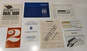 HH Scott Stereo/Lautsprecher/Tuner/Schallplattenspieler Bedienungsanleitungen & Papierkram - Bild 1 von 4
