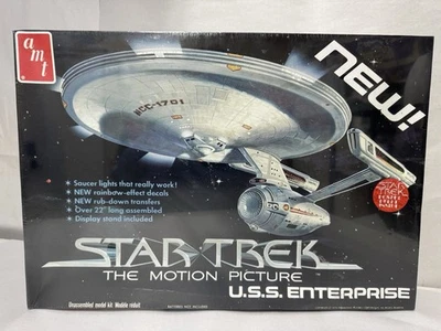 Vtg 1979 AMT Star Trek Motion Picture U.S.S. ENTERPRISE Model Kit S970 Sealed - Image 1 of 4