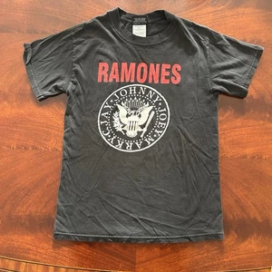 Vintage Ramones Hey Ho Let's Go Y2K Black T-Shirt Tee Size Small - Bild 1 von 7