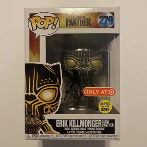 Funko Pop! Vinyl Marvel Black Panther Erik Killmonger Glow Panther 279 - Bild 1 von 5