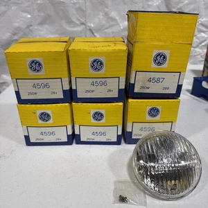 Qty 5 GE 4596 Lamps Factory Sealed Box  Qty 1 GE 4587 Lamp. New Open Box - Bild 1 von 7