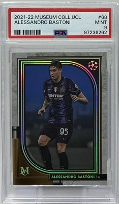 Alessandro Bastoni PSA 9 - 2021 Topps Museum Collection UCL - Italy, Inter Milan - Image 1 of 4