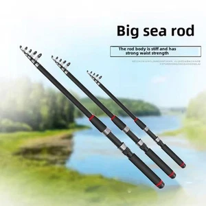 Canna da Pesca Telescopica Casting Rod 1.8/2.1/2.4M Palo da Pesca S2C1 Z2B7 X1F6 W6U1 - Foto 1 di 18