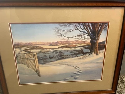 PINTURA ENMARCADA PETER FERBER Winter’s Daybreak Foto 1 de 4