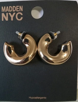 Aro tubo giratorio Madden NYC dorado hipoalergénico envío gratuito desde EE. UU. Foto 1 de 2