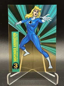 Tarjeta de persecución 1994 Marvel Universe animación suspendida mujeres invisibles #3 de 10 - Imagen 1 de 2