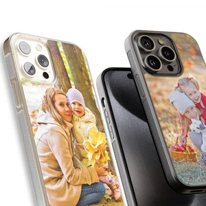 Personalised Phone Case for iPhone – Custom Collage Cover with Side Grips & Text - Picture 1 of 20