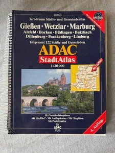 ADAC Stadtatlas Gießen, Wetzlar, Marburg mit Alsfeld, Borken, Büdingen, Butzbach - Bild 1 von 5