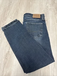 Signature Levi Strauss Co Blue Dark Wash Denim Herren Jeans Gr. 33x30 Western Boho - Bild 1 von 10