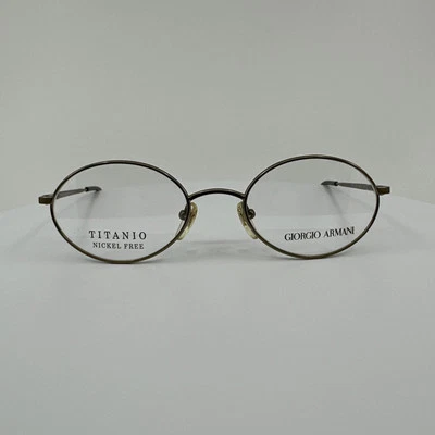 New VINTAGE Giorgio Armani 274-T EYEGLASSES GA 274 Titanium C. 1133 Gold 49-19mm - Image 1 of 4