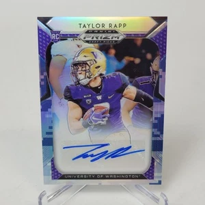 2019 Panini Prizm Draft Picks Taylor Rapp Rookie Camo Auto Bills #197 3/25 Bills - Picture 1 of 3