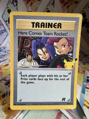 Here Comes Team Rocket! 15/82 Celebrations: Classic Collection Holo Pokemon Card - Image 1 of 2