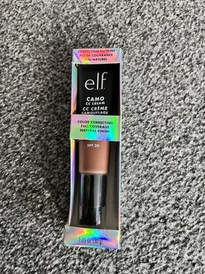 Elf Camo CC Cream Color Correcting Natural Finish Deep 560 SPF 30 30g Brand New - Image 1 of 4