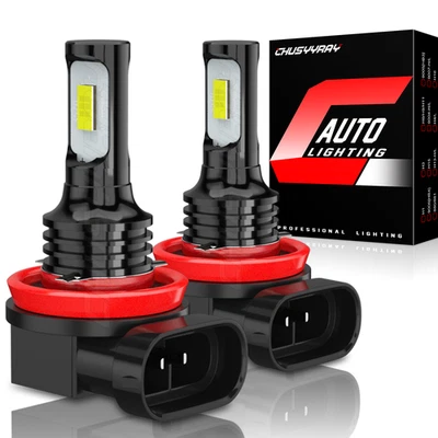 Par de bombillas antiniebla LED blancas Fit Nissan Quest 2011 2012 2013 2014-2017 - H11 Foto 1 de 4