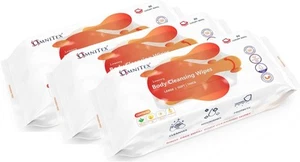 240x Omnitex Thick Luxury Body Cleansing Wipes - Microwaveable | 3x 80pk - Picture 1 of 4