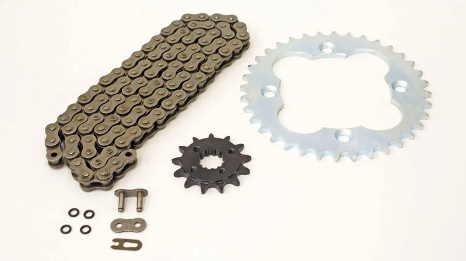 2005-2008 Honda Sportrax 400EX TRX400EX O-Ring Chain and Silver Sprocket 13/39 - Image 1 of 2