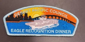 CENA ÁGUILA DESIERTO CONSEJO DEL PACÍFICO CSP TIRA ORDEN FLECHA BOY SCOUT MILITAR - Imagen 1 de 1