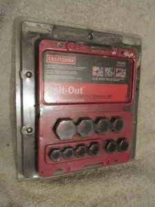 NOS Craftsman 52166 Low Profile Bolt-Out 10 Piece Damage Nut Remover Set Sealed - Picture 1 of 4
