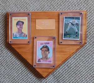 1950er Pittsburgh Pirates Virdon, Freund, Kline Home Teller Plakette - Bild 1 von 4