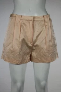 NEW Elizabeth And James Shorts Size 4 Peach Orange Metallic Casual Pants - Picture 1 of 4