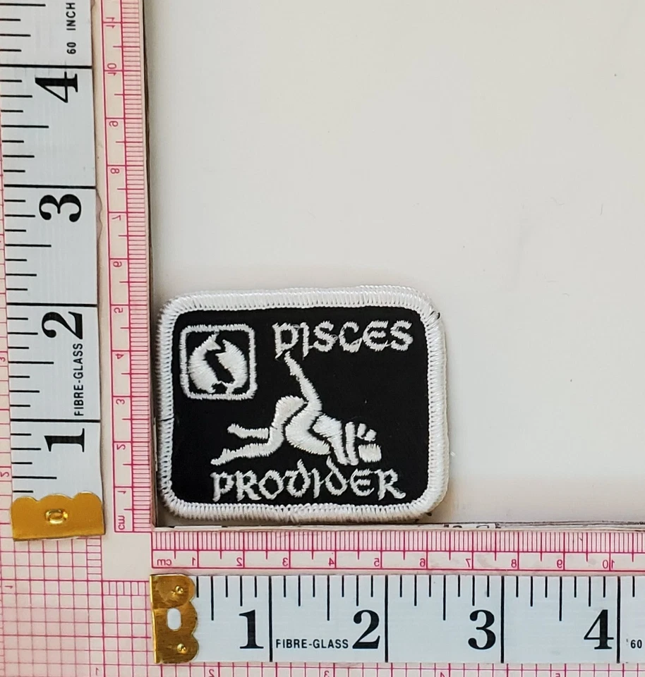 Pisces Provider Erotic Sexual Astrological Zodiac Hat Jacket Vest Patch Crest - Image 1 of 1