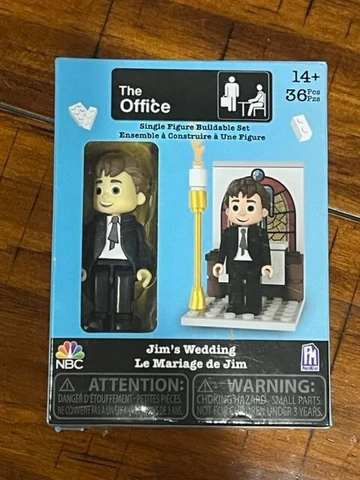 The Office Jim's Wedding Buildable Set Single Figure Construction Toy - PhatMojo Cover