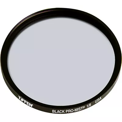 Tiffen 67mm Black Promist 1/8 Filter - Soft Focus & Diffusion Filters 67BPM18 - Image 1 of 4