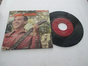 RARE JIMMY DICKENS, JUST A CLOSE WALK 45 RPM RECORD PICTURE SLEEVE,,COLUMBIA - Imagen 1 de 1