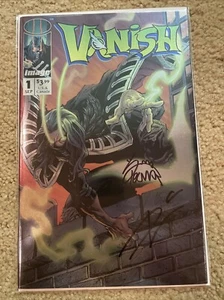 VANISH #1 FOIL SPAWN Cover Homage Double Signed Ryan Stegman Donny Cates RARE - Picture 1 of 1