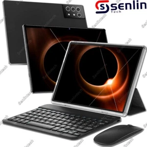 Newest Tablet Android14 16GB/12GB+256GB Tablet WiFi 6 8000mAh Dual SIM 4G LTE 5G - Picture 1 of 19