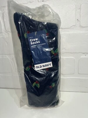 NEW! - OLD NAVY 3-Pack Novelty Socks for Men one size - Christmas - Image 1 of 3