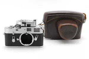 Near Mint Leica Leitz M4 Silver 35mm Rangefinder Film Camera Body w/ Meter MR - Picture 1 of 11