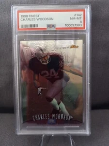 Charles Woodson 1998 Topps Finest #142 casi nuevo 8 - Imagen 1 de 2