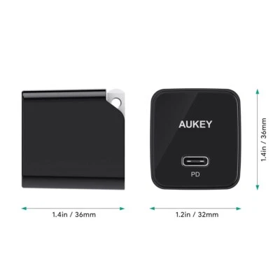 AUKEY MINIMA 20W USB-C PD FAST CHARGER PA-Y20S - New & Sealed In Box - Image 1 of 4