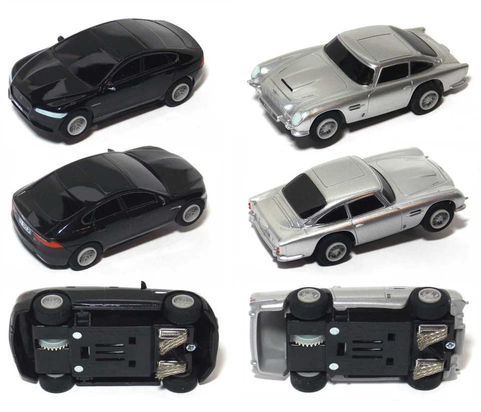 2 coches ranurados MicroScalextric 9V HO 2020 James Bond 007 Aston DB5 + juego Jaguar solamente Foto 1 de 1