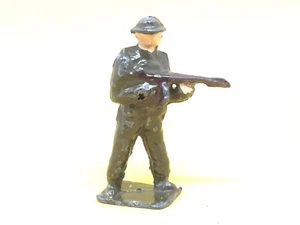 Taylor And Barrett, Gorra de Acero Tommy Gunner Soldier (W 683) Agujero en Mano - Imagen 1 de 7