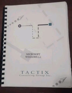 Microsoft Windows 3.1 Tactix Consulting Group Betriebssystem Handbuch 1994 - Bild 1 von 7