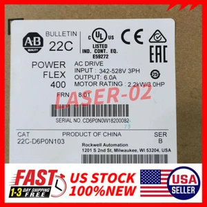 Allen-Bradley 22C-D6P0N103 NEW POWERFLEX400 3HP CAT New AB Free Ship - Picture 1 of 3