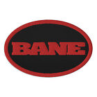 "Bane Hardcore Logo bestickter Aufnäher 4""x2,6""
