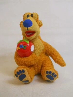 Bear In The Big Blue House 毛绒 Talking Alphabet Bear 10 英寸 2001 Fisher Price — 第 1/4 张图片