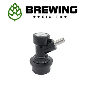 Corny Keg Ball Lock Disconnect Black Barbed - Beer Cider Brewing Home Brew Out - Picture 1 of 2