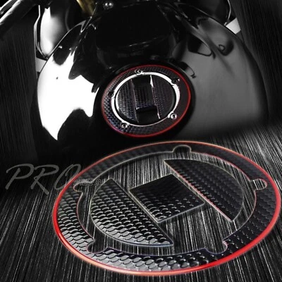 Almohadilla protectora de tapa de combustible para tanque de gasolina 04-23 Suzuki GSXR-600/750/-16 1000 cromo rojo Foto 1 de 4