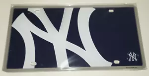 New York Yankees MLB Mega Laser Tag License Plate by WinCraft - Picture 1 of 2