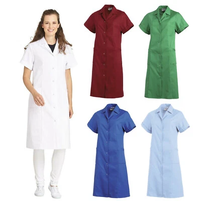 Leiber Damenmantel Mantel Kittel Damen Putzkittel Gastro Arztkittel 1/2 ARM