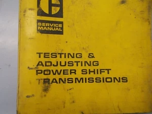 Caterpillar Cat Testing & Adjusting Power Shift Transmission Service Manual - Bild 1 von 11