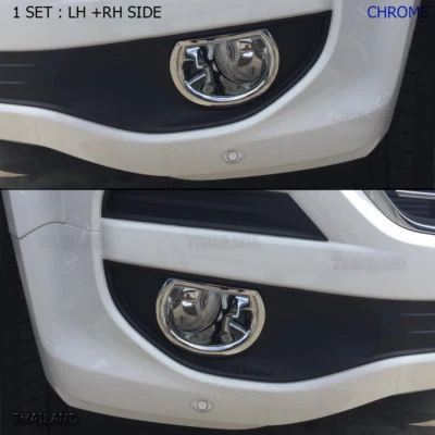 Chrome Fog Spot Light Lamps Cover Trim Fits Chevrolet Colorado Holden Z71 2017 - image 1 of 3