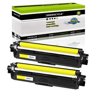 2 Stück TN221 TN225 Toner Gelb passend für Brother HL-3150CDW DCP-9020CDN DCP-9020CDW - Bild 1 von 12