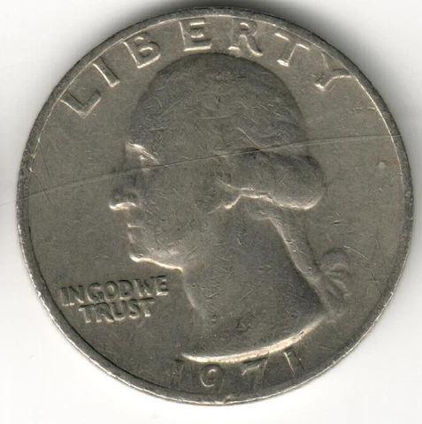 USA - 1971P - Washington ¼ Dollar - Heraldic Eagle - Low Mintage - #8109 Cover