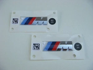 2x Neu ORIGINAL BMW M Emblem LOGO 8094236 X5 G05 25dX 30dX 30iX 40iX 45eX 50iX - Bild 1 von 7