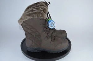 Columbia Women 7 Ice Maiden II 200g Waterproof Snow Boot Brown New $100 OmniTech - Picture 1 of 12